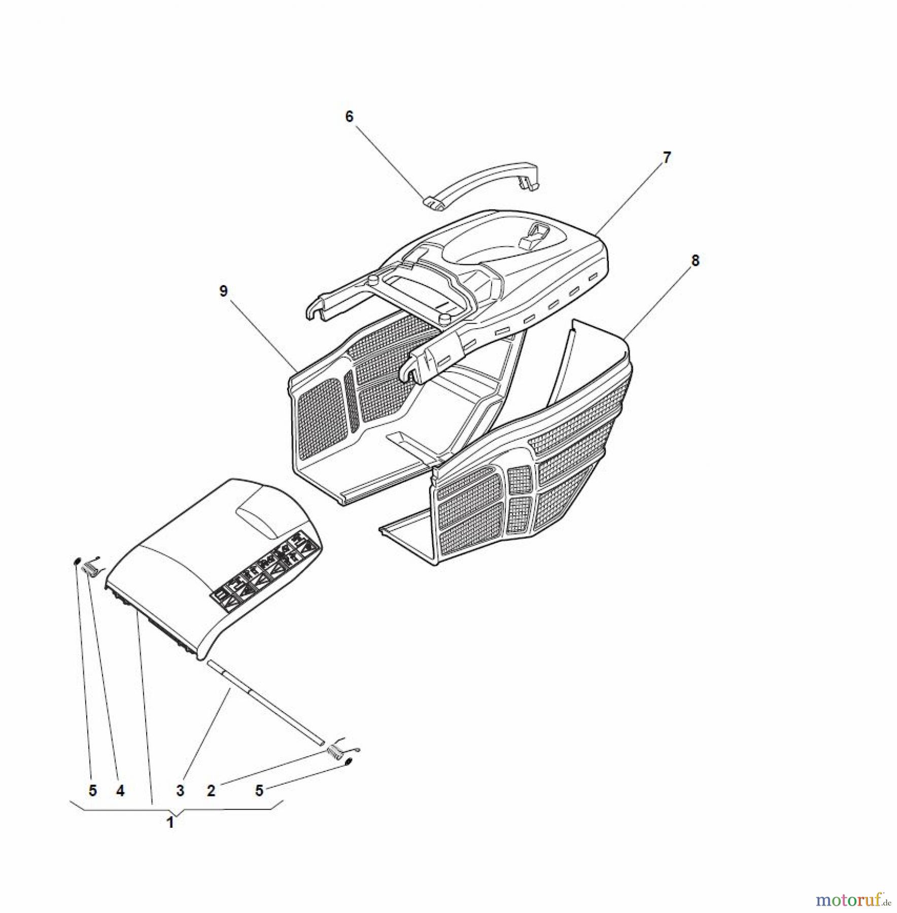 Global Garden Products GGP Rasenmäher Baujahr 2017 Benzin Mit Antrieb 2017 NTL 534 TR/E 4S - TRQ/E 4S DELTA Grass-Catcher