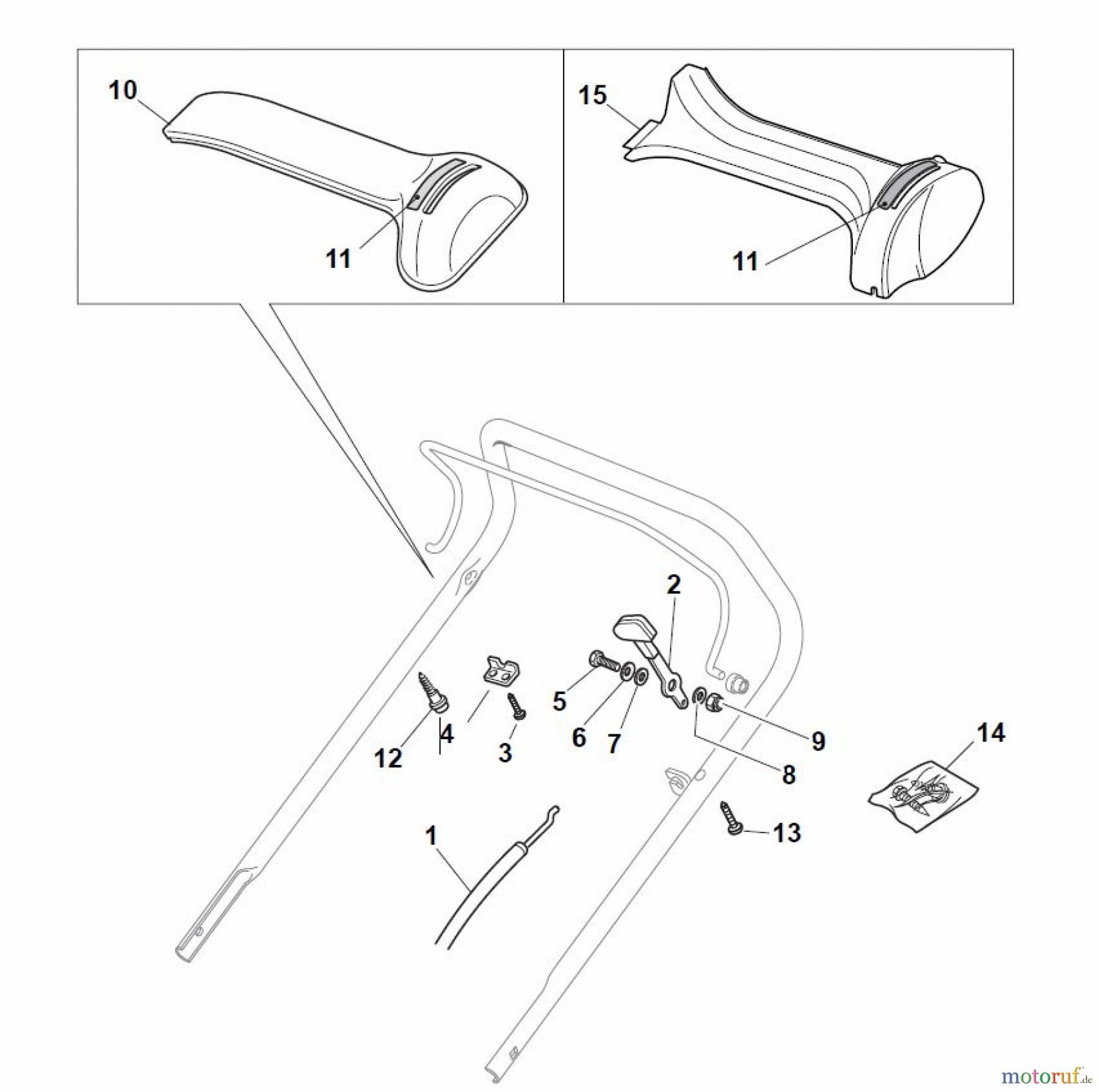 Global Garden Products GGP Rasenmäher Baujahr 2017 Benzin Mit Antrieb 2017 NTL 534 W TR - 534 W TRQ Dashboards