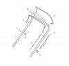 Global Garden Products GGP Baujahr 2017 Benzin Mit Antrieb 2017 NTL 534 W TR/E - W TRQ/E Ersatzteile Handle, Upper Part - ECO