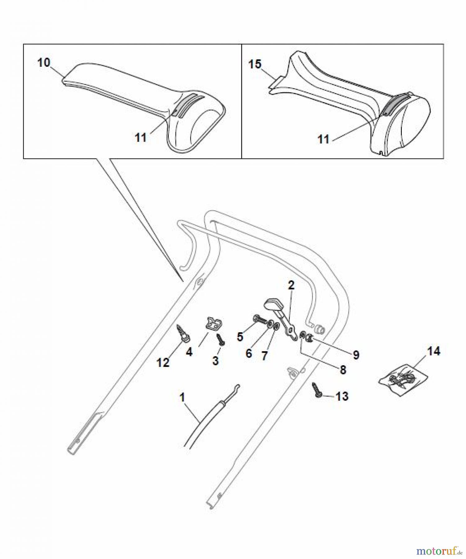 Global Garden Products GGP Rasenmäher Baujahr 2017 Benzin Mit Antrieb 2017 NTL 534 W TR/E - W TRQ/E Dashboards