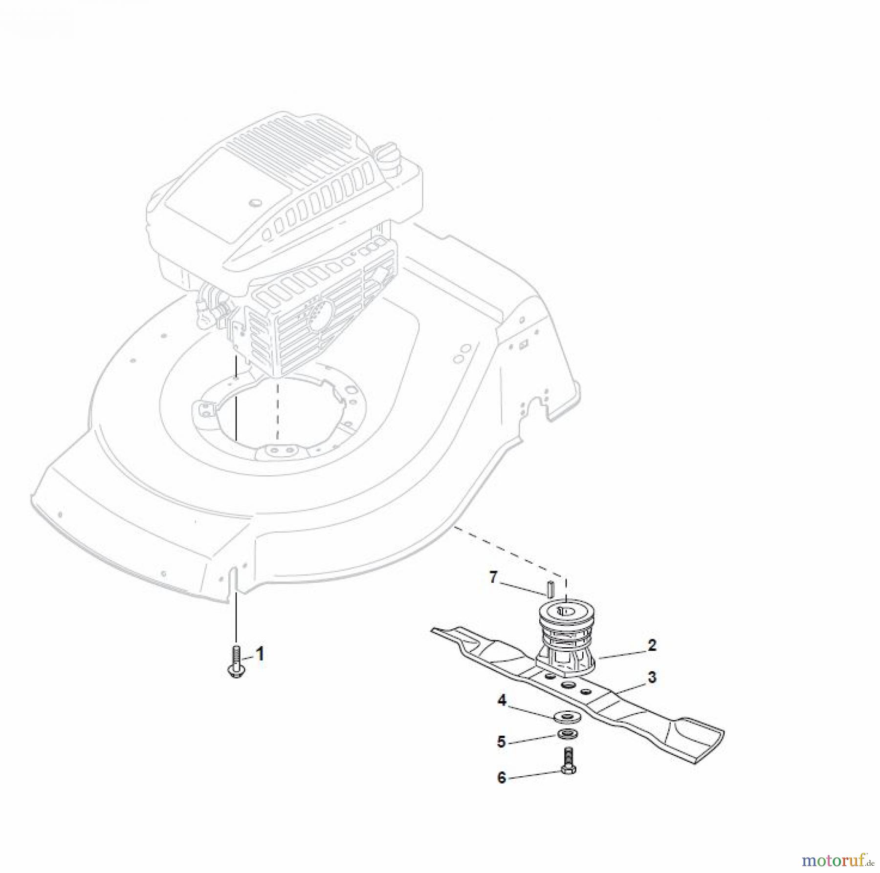  Global Garden Products GGP Rasenmäher Baujahr 2017 Benzin Mit Antrieb 2017 NTL 534 W TR/E - W TRQ/E Blade for DELTA Grass Catcher