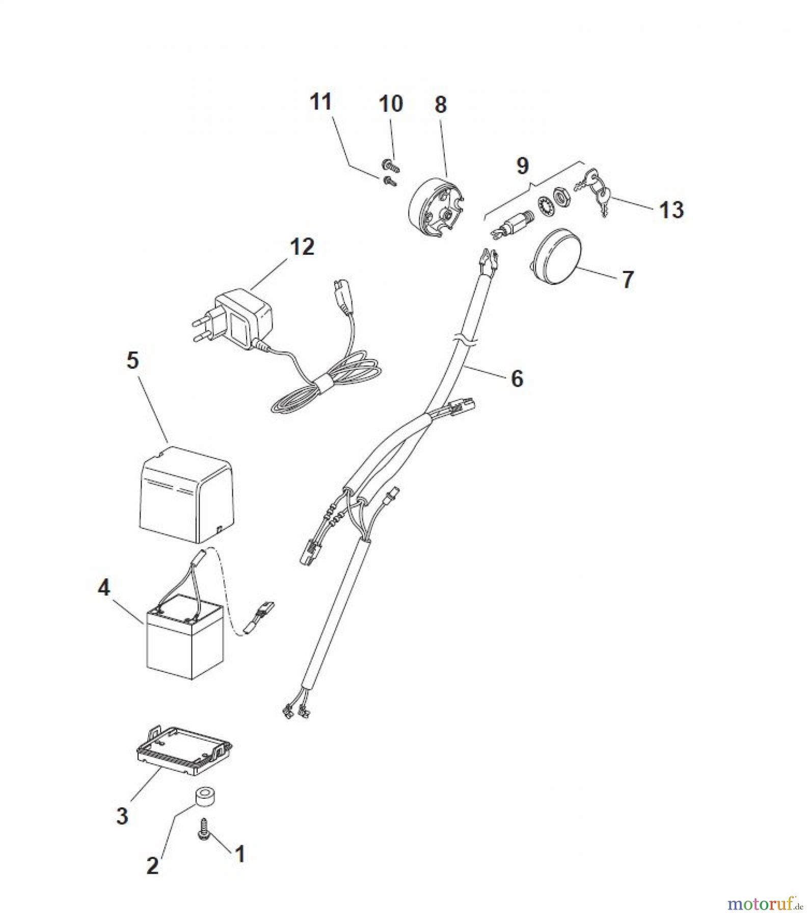 Global Garden Products GGP Rasenmäher Baujahr 2017 Benzin Mit Antrieb 2017 NTL 534 W TR/E 4S - W TRQ/E 4S Electric Start Controls