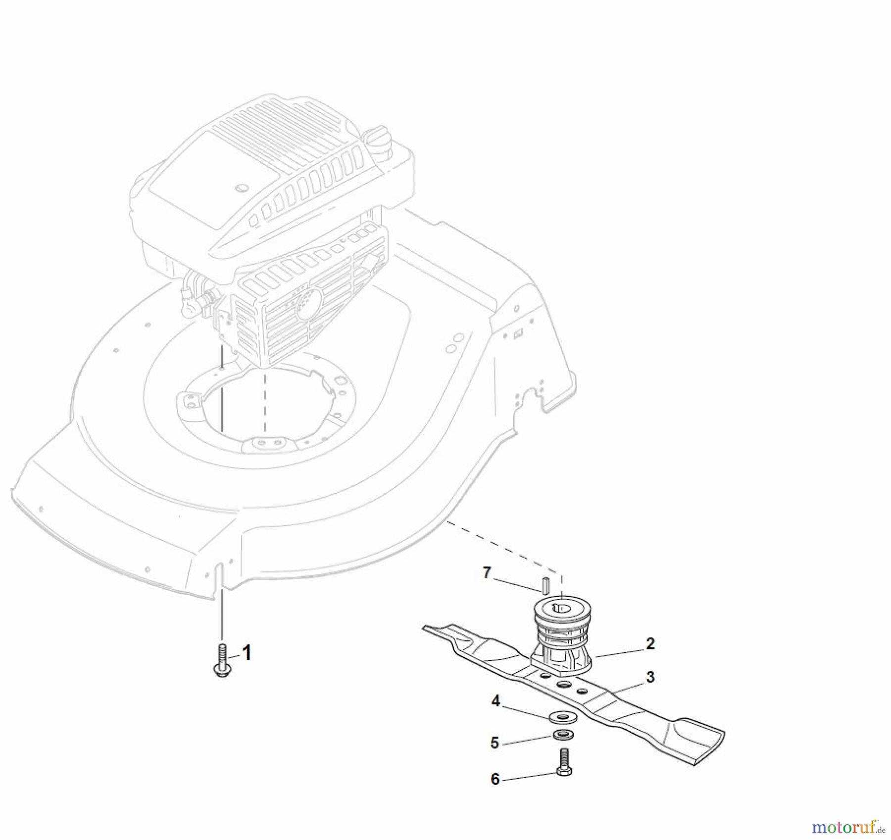  Global Garden Products GGP Rasenmäher Baujahr 2017 Benzin Mit Antrieb 2017 NTL 534 W TR/E 4S - W TRQ/E 4S Blade for DELTA Grass Catcher