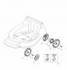 Global Garden Products GGP Baujahr 2017 Benzin Mit Antrieb 2017 PAN 504 TR Ersatzteile Wheel and Hub Cap