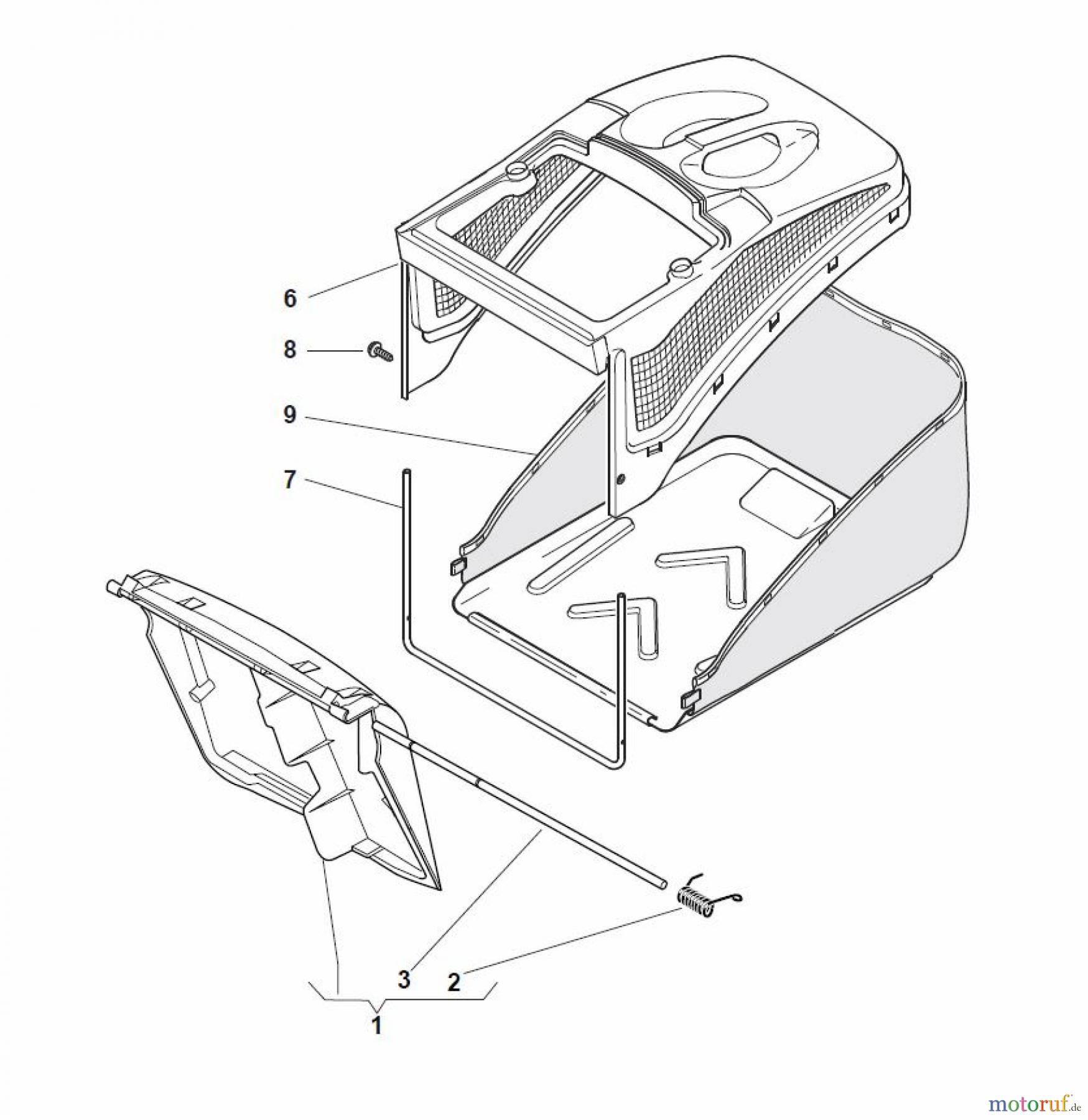 Global Garden Products GGP Rasenmäher Baujahr 2017 Benzin Mit Antrieb 2017 PAN 504 TR Grass-Catcher