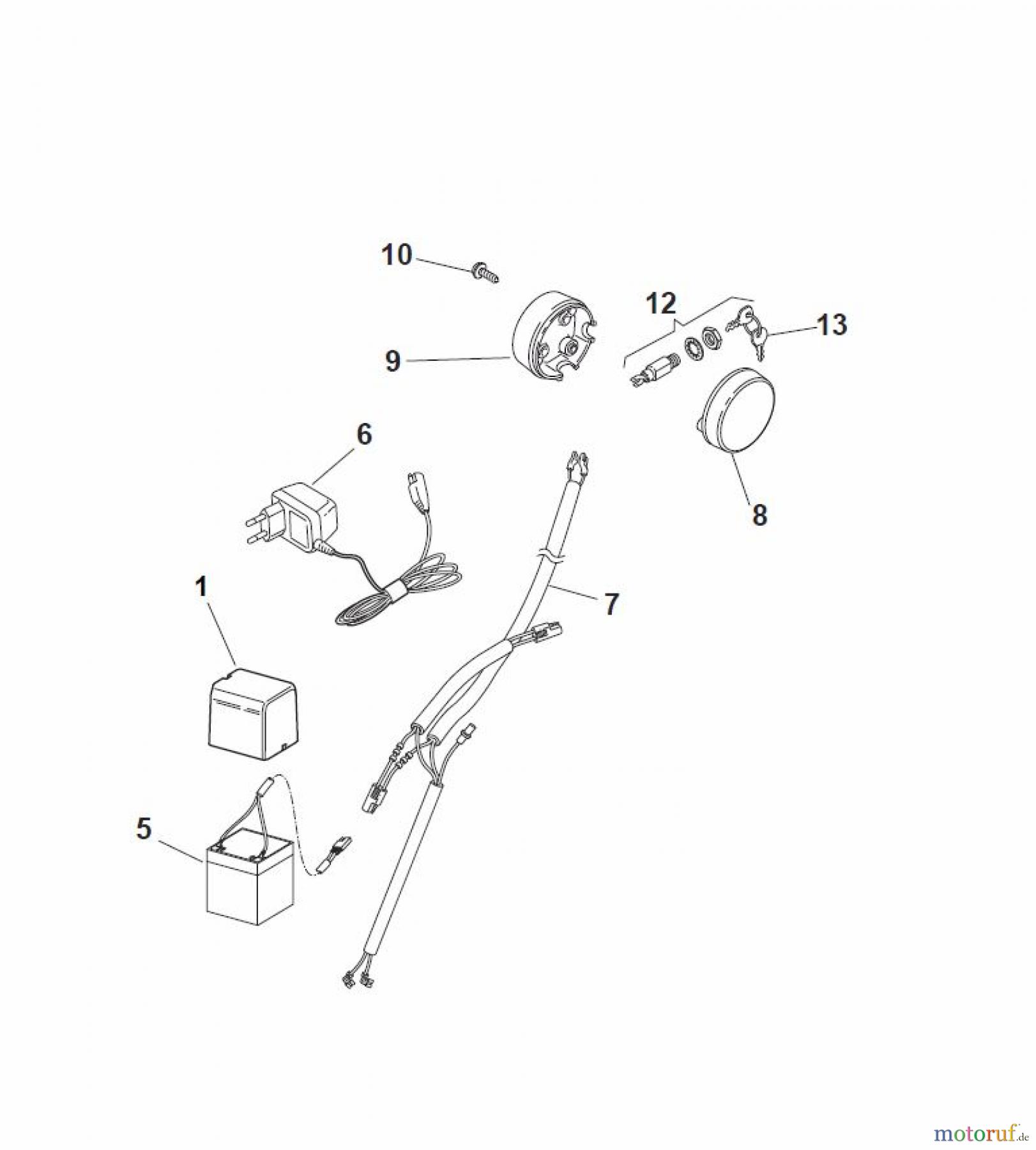 Global Garden Products GGP Rasenmäher Baujahr 2017 Benzin Mit Antrieb 2017 PAN 504 TR/E Electric Start Controls
