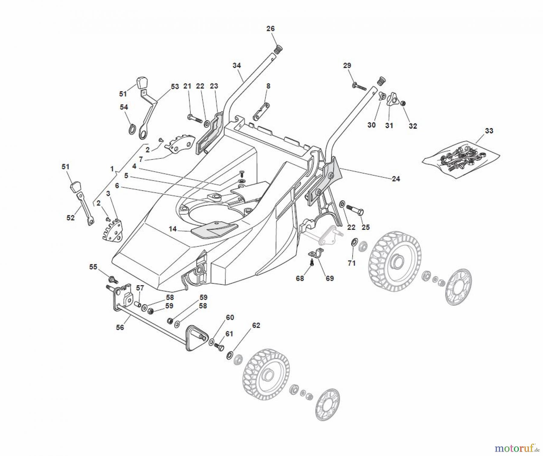  Global Garden Products GGP Rasenmäher Baujahr 2017 Benzin Mit Antrieb 2017 T 484 TR Deck And Height Adjusting