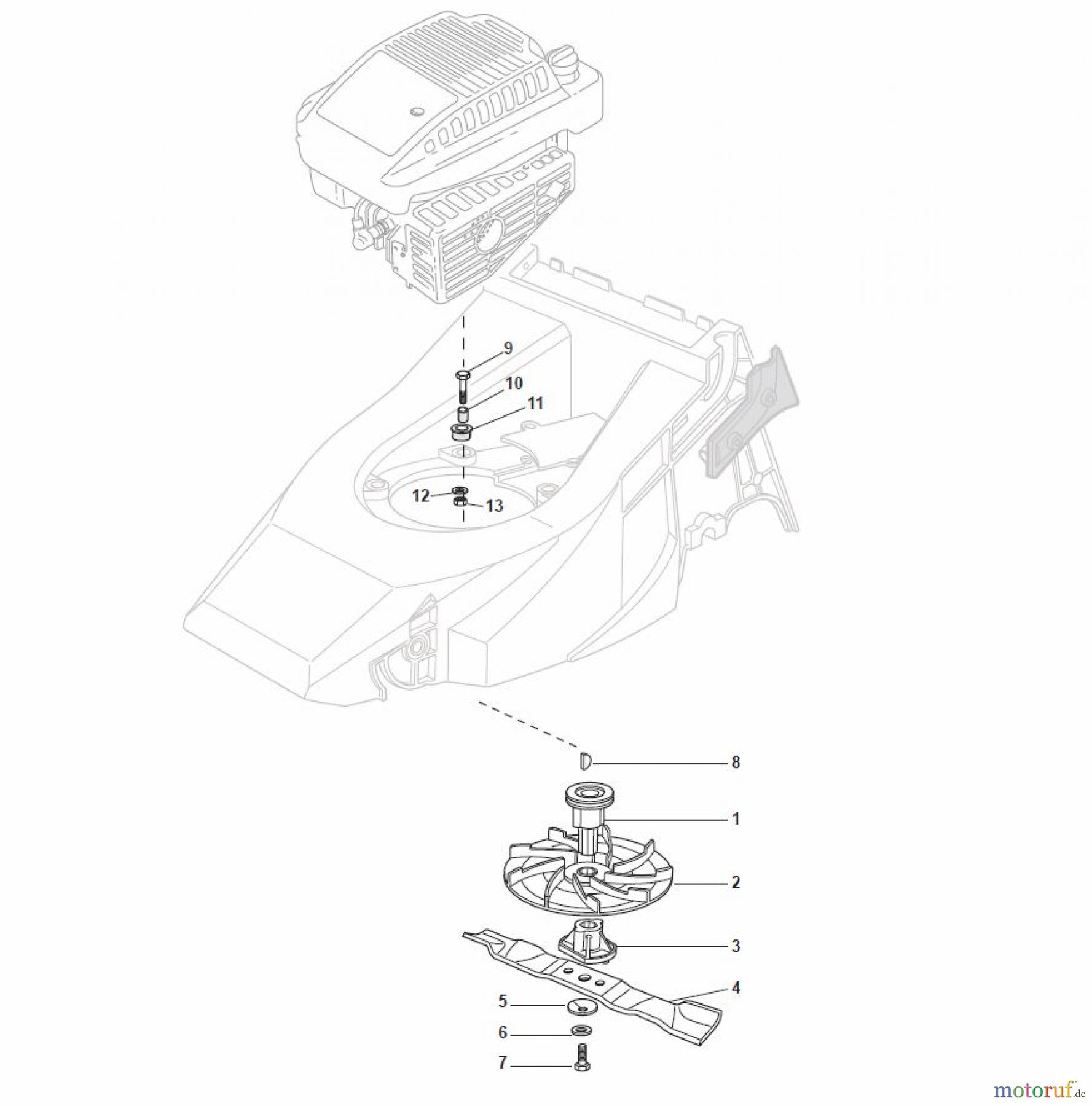  Global Garden Products GGP Rasenmäher Baujahr 2017 Benzin Mit Antrieb 2017 T 484 TR Blade