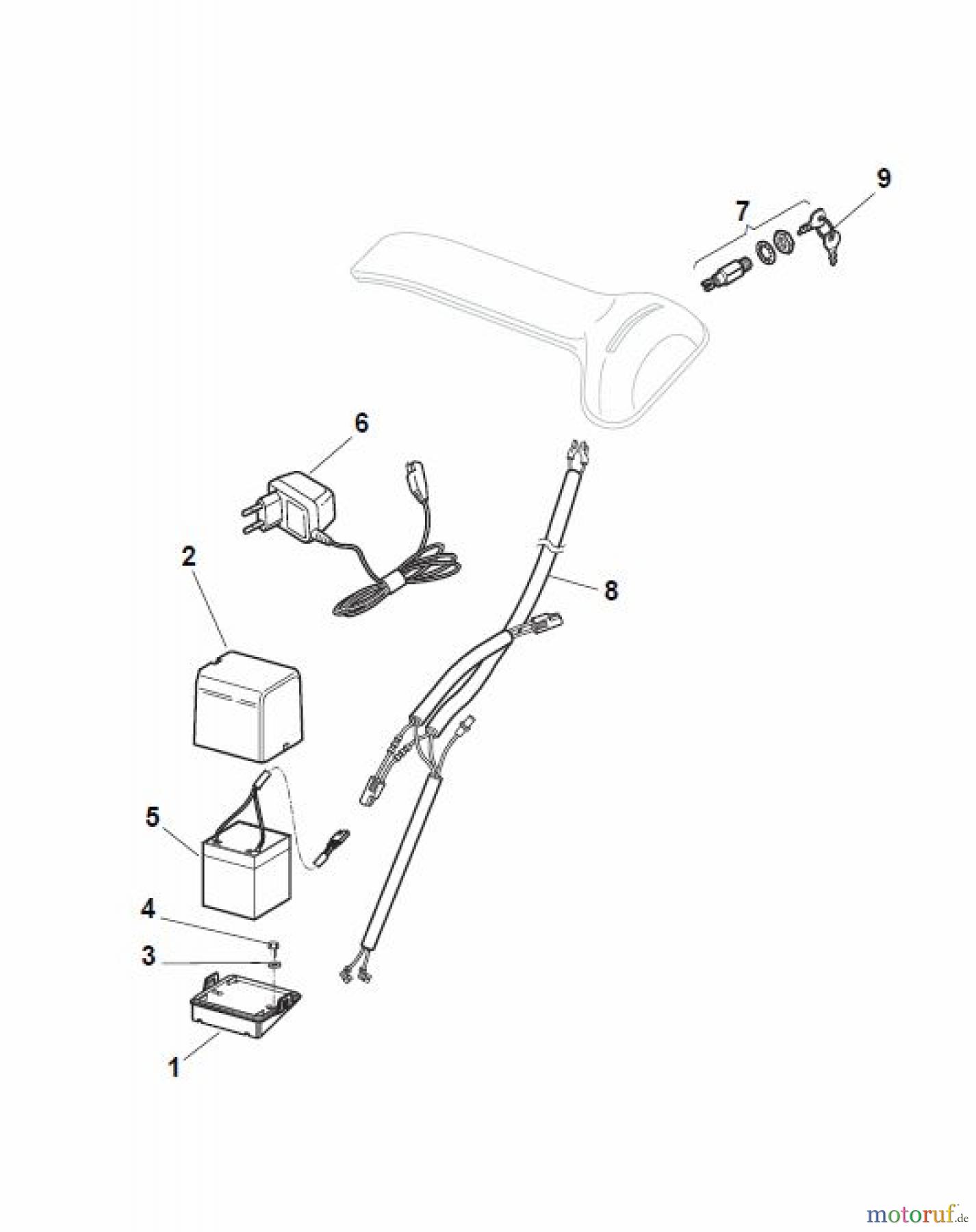 Global Garden Products GGP Rasenmäher Baujahr 2017 Benzin Mit Antrieb 2017 T 484 TR/E Electric Start Controls