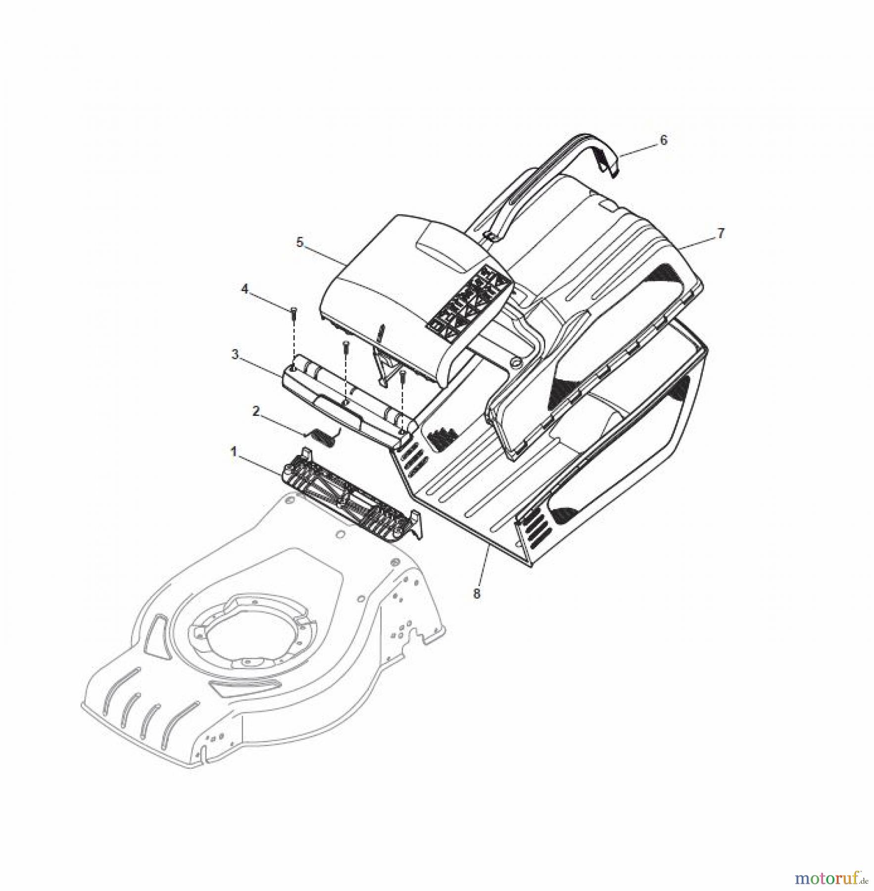 Global Garden Products GGP Rasenmäher Baujahr 2017 Benzin Ohne Antrieb 2017 CRC-CSC 534 W - CRC-CSC 534 WQ Grass-Catcher