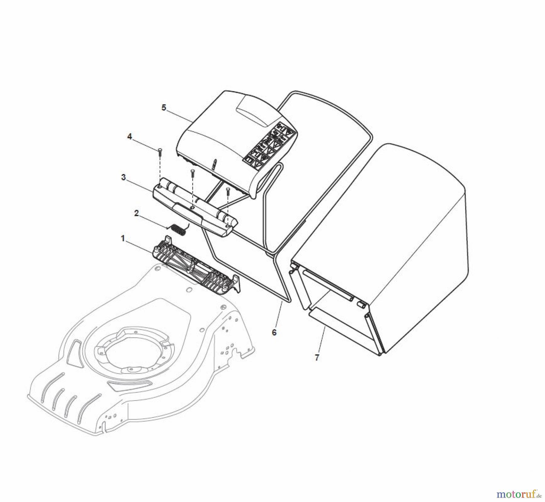 Global Garden Products GGP Rasenmäher Baujahr 2017 Benzin Ohne Antrieb 2017 CR-CS 434 W Grass-Catcher