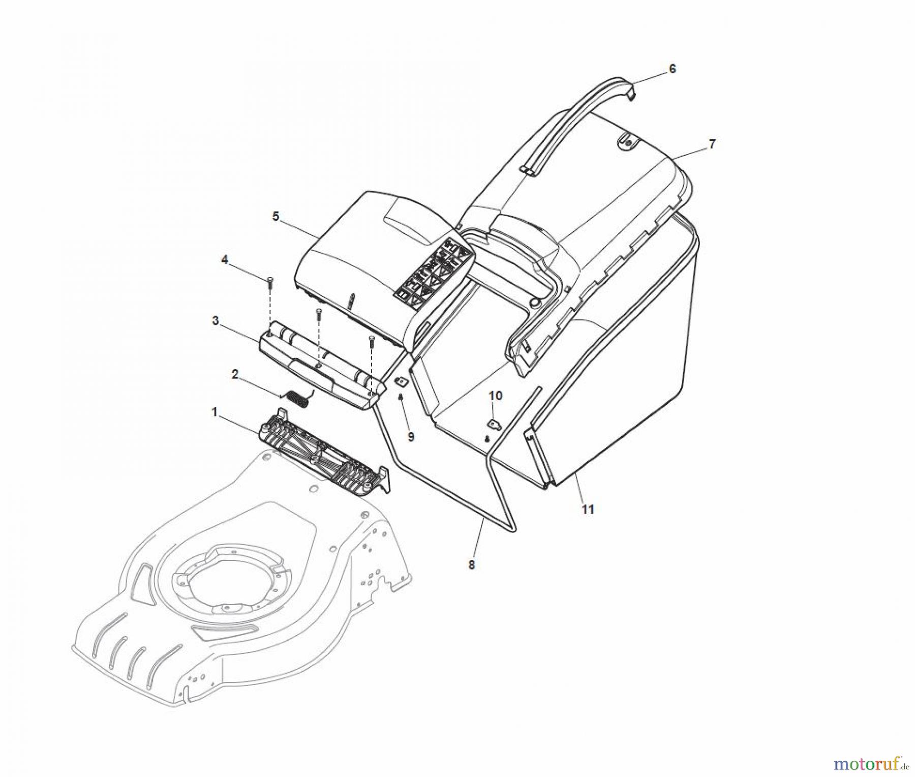 Global Garden Products GGP Rasenmäher Baujahr 2017 Benzin Ohne Antrieb 2017 CR-CS 434 W Grass-Catcher