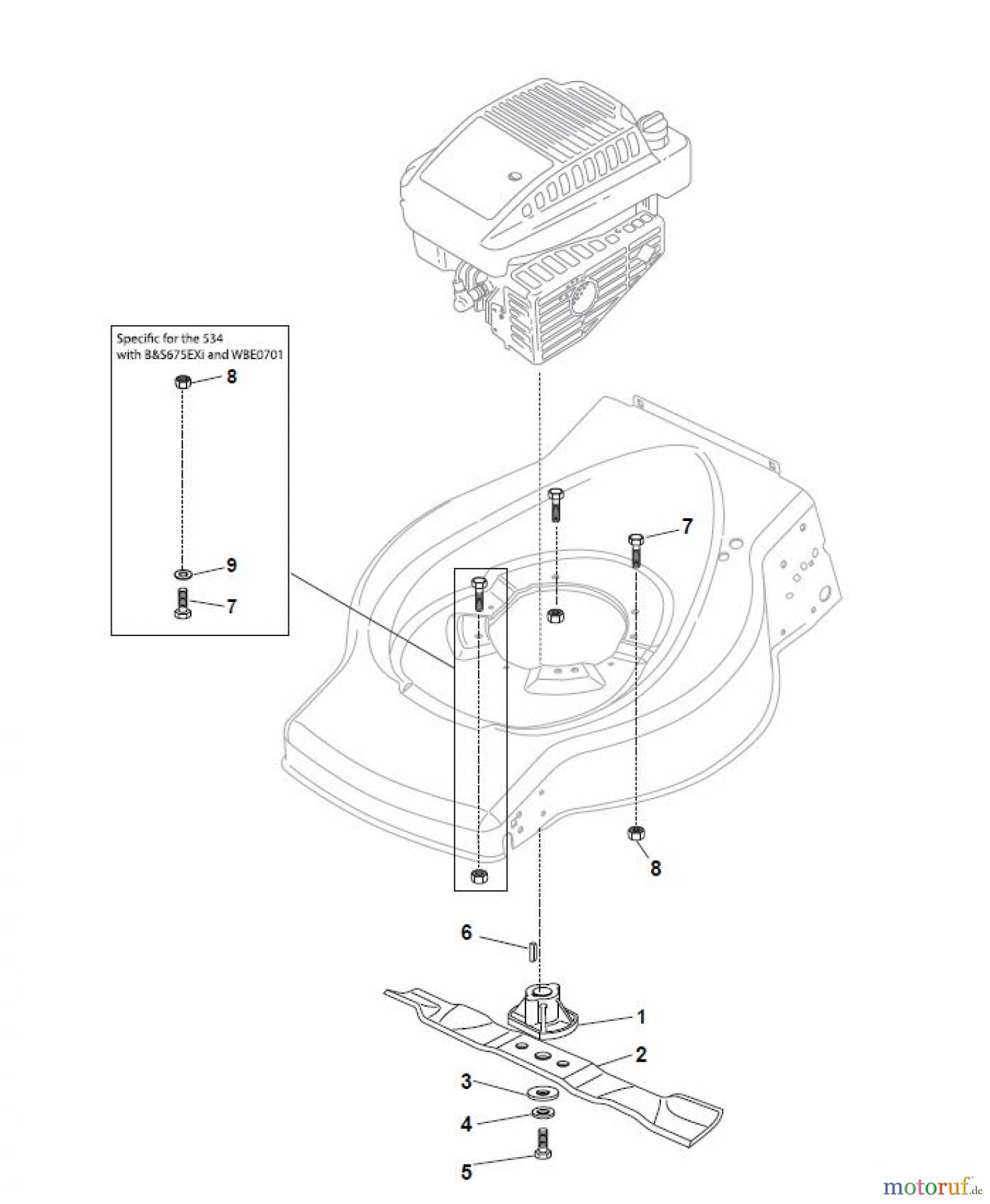 Global Garden Products GGP Rasenmäher Baujahr 2017 Benzin Ohne Antrieb 2017 ESL 534 Blade