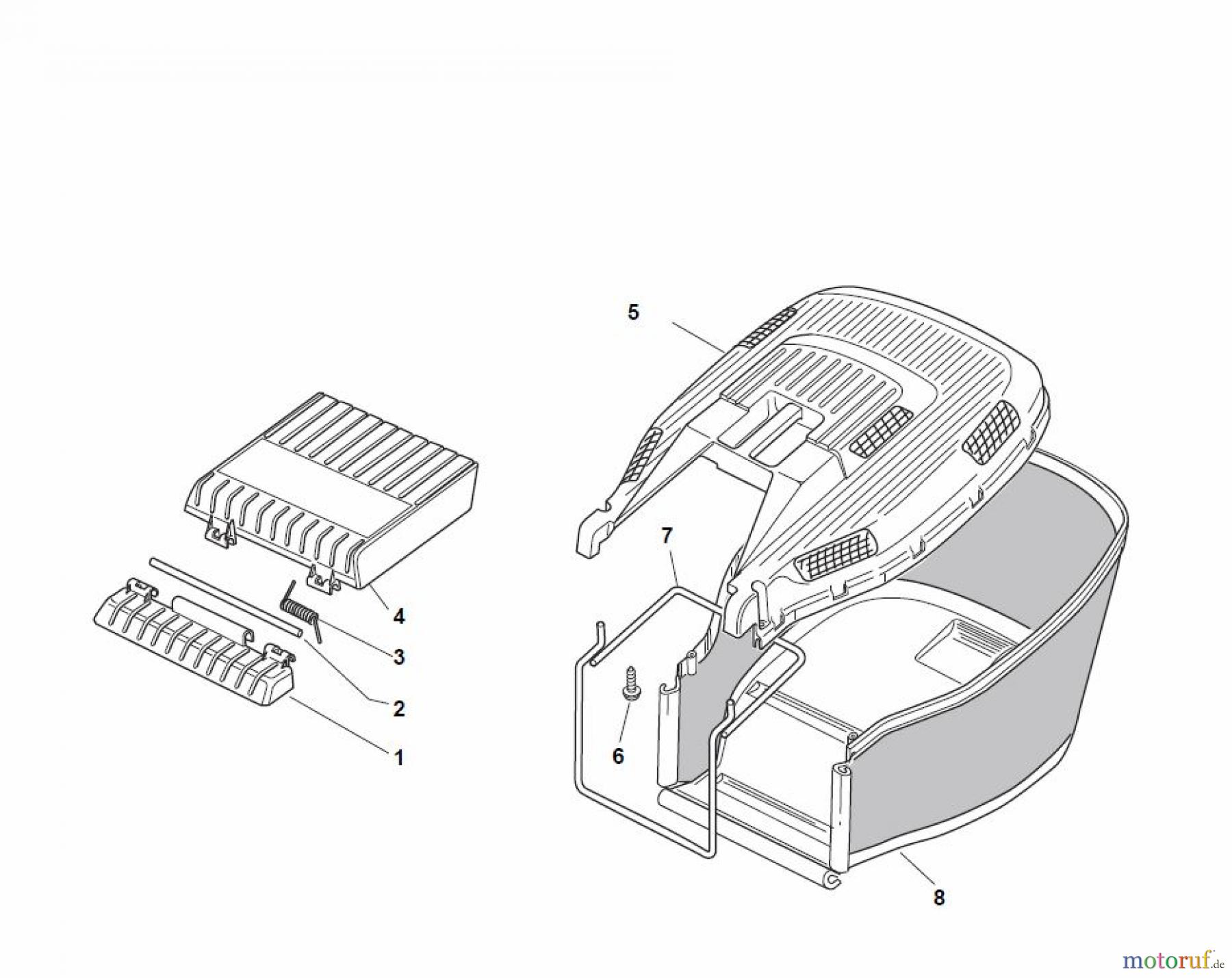 Global Garden Products GGP Rasenmäher Baujahr 2017 Benzin Ohne Antrieb 2017 ESL 534 Grass-Catcher