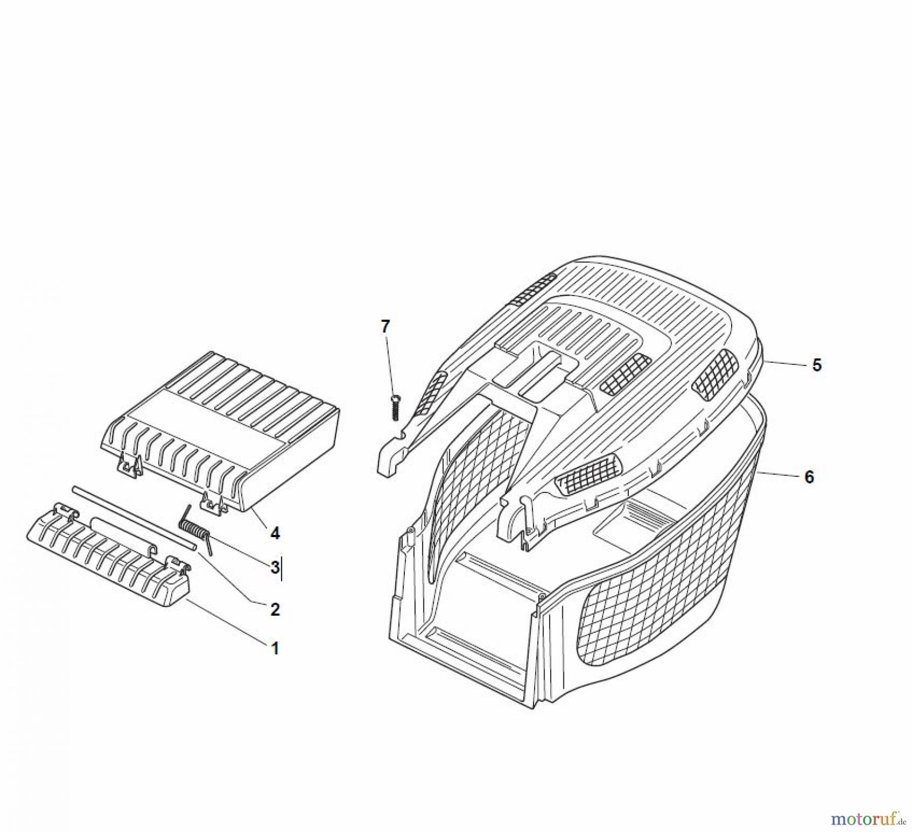 Global Garden Products GGP Rasenmäher Baujahr 2017 Benzin Ohne Antrieb 2017 ESL 534 Grass-Catcher