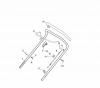 Global Garden Products GGP Baujahr 2017 Benzin Ohne Antrieb 2017 MCS 504 Ersatzteile Handle, Upper Part