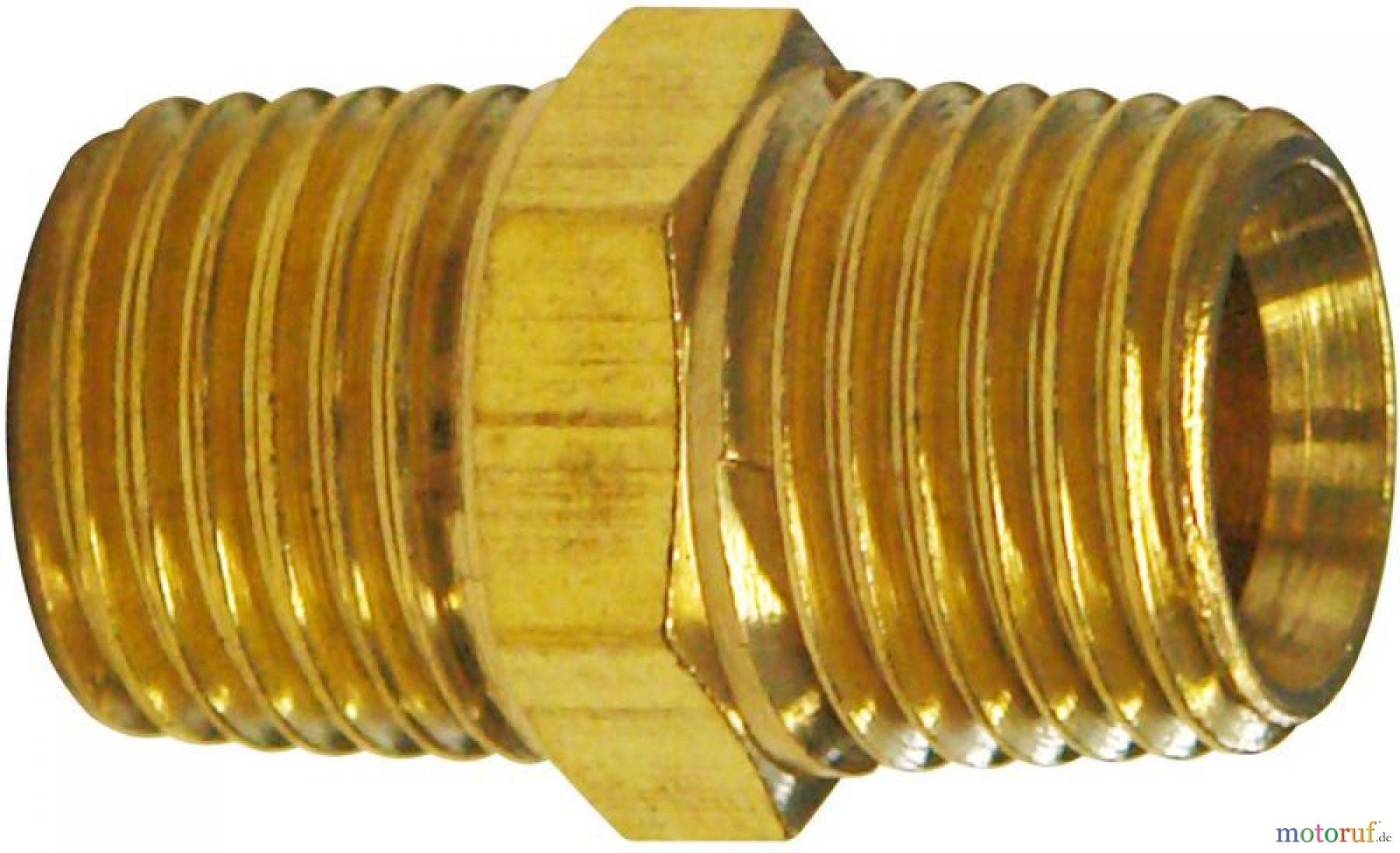 Güde Drucklufttechnik Druckluft Zubehör Anschlüsse DOPPELNIPPEL 1/4