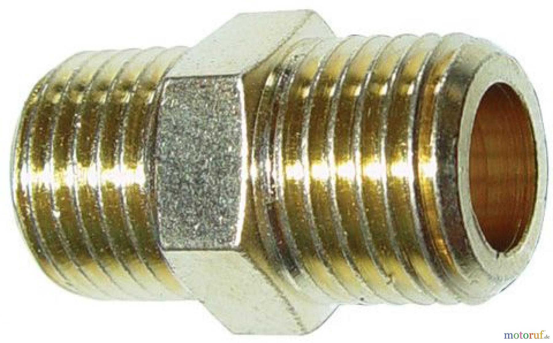 Güde Drucklufttechnik Druckluft Zubehör Anschlüsse DOPPELNIPPEL 1/4