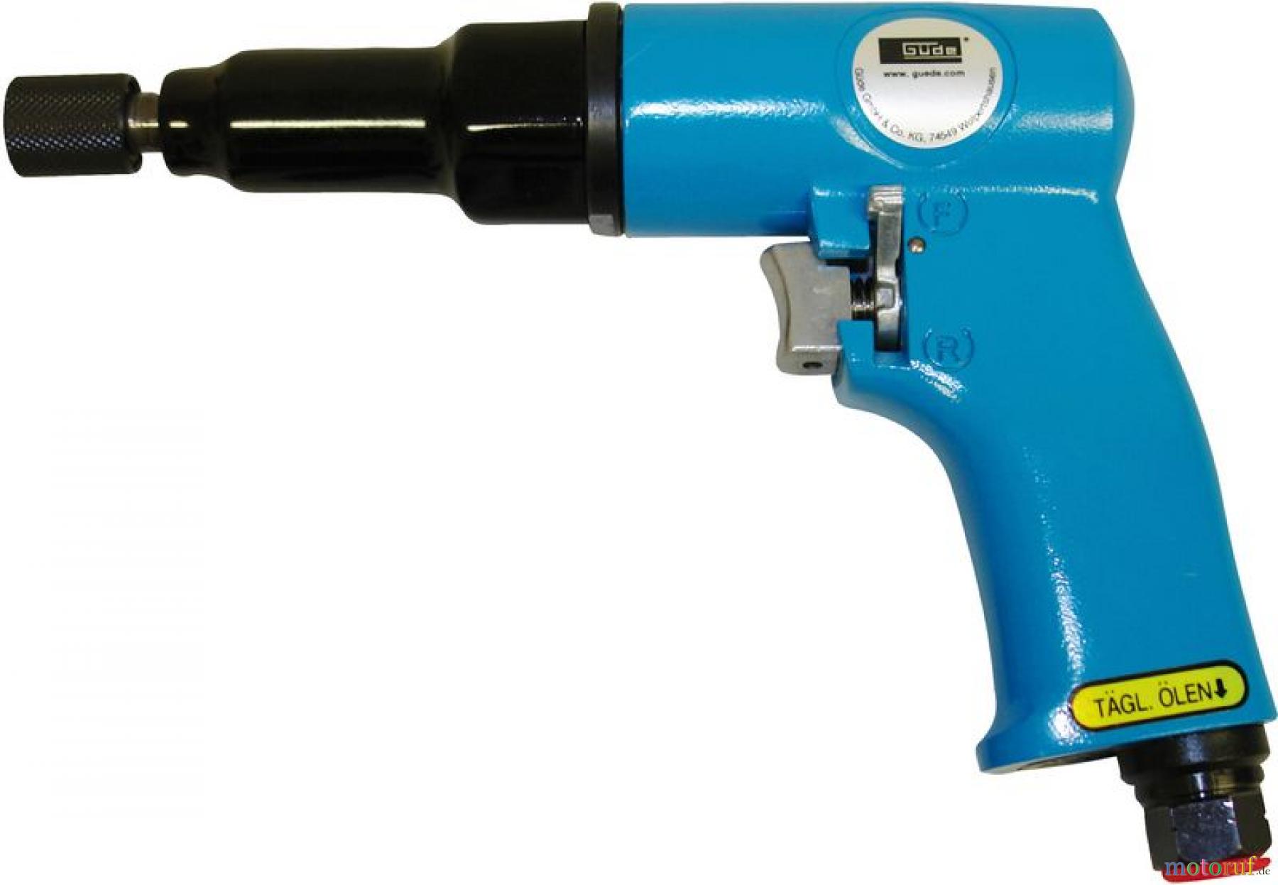 Güde Drucklufttechnik Druckluftwerkzeuge Schleifer und Bohrer PISTOLEN-DREHSCHRAUBER - 40079