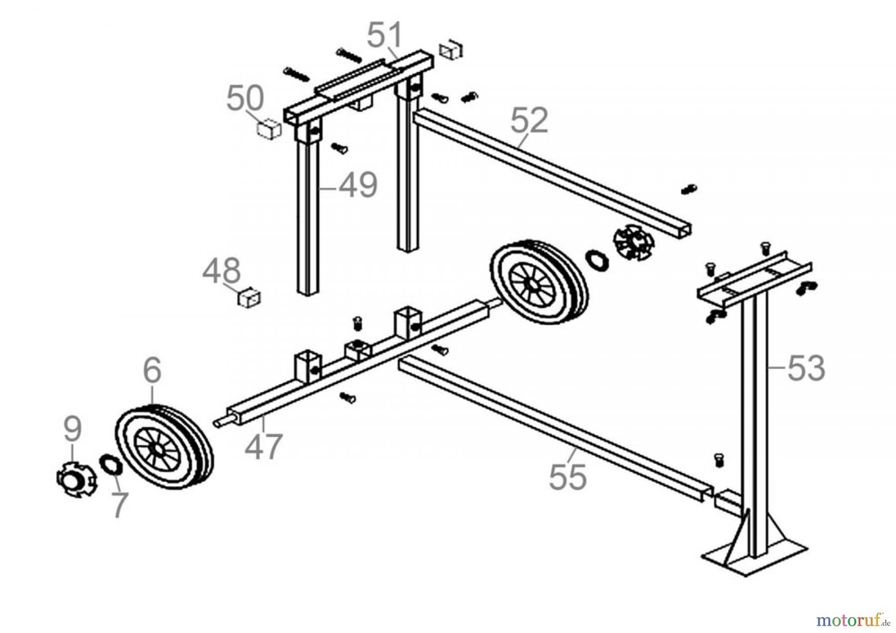  Güde Brennholzbearbeitung Holzspalter bis 7 t Spaltdruck HOLZSPALTER GHS 500/6,5TE - 02048 FSL02048-01 Seite 2