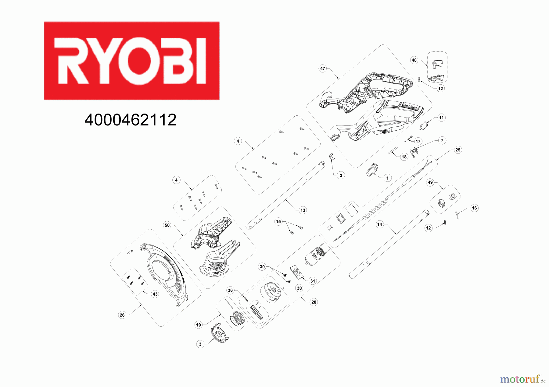 Ryobi Rasentrimmer Akku OLT1825M Trimmer OLT1825M Trimmer