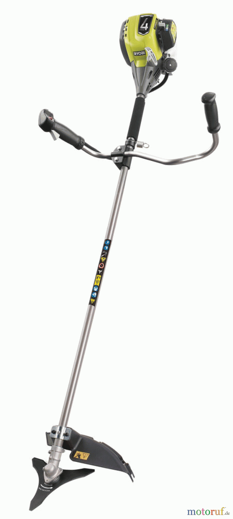 Ryobi Sensen Freischneider Benzin RBC430SBD 30 cm³ 4-Takt Motorsense mit Bikehandle-Griff 4000462075