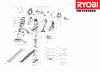 Ryobi Elektro Ersatzteile RHT5555RS 550 W Elektro-Heckenschere