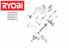 Ryobi Elektro Ersatzteile RCS2340 2300 W Elektro-Kettensäge