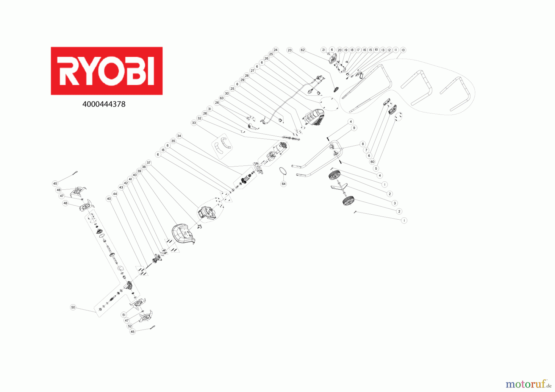 Ryobi Bodenhacken Kultivator RCP1225 1200 W Elektro-Kultivator