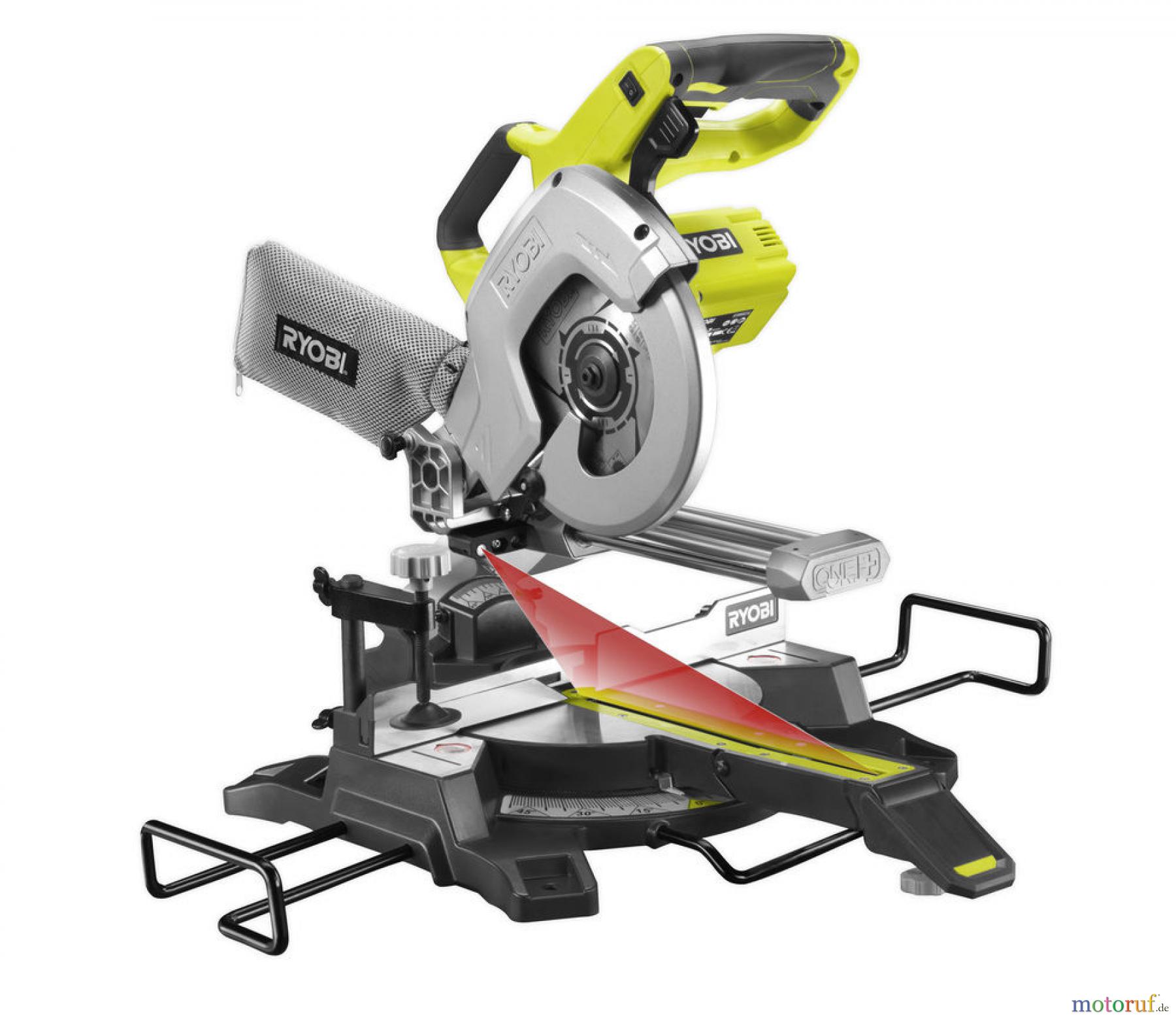  Ryobi Sägen Kapp- und Gehrungssägen R18MS216-0 18 V Akku-Kapp-/Gehrungssäge
