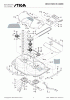 Stiga Mähdecks Baujahr 2017 Deck Park 95 Combi 2D6209511/S16 - Season 2017 Ersatzteile Transmission and Blades