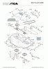 Stiga Mähdecks Baujahr 2017 Deck Villa 95 Combi 2D2709511/S16 - Season 2017 Ersatzteile Transmission and Blades