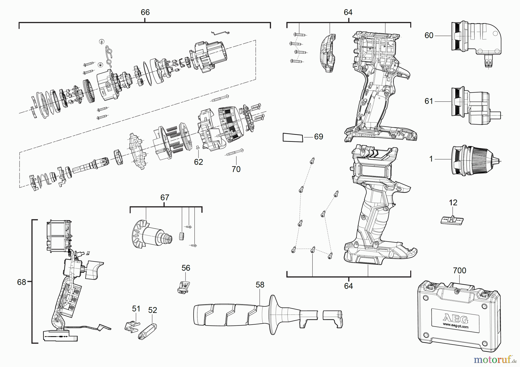  AEG Powertools Bohren und Schrauben Akku Geräte 18 VOLT BSB 18CBL Brushless Akku-Schlagbohrschrauber Seite 1