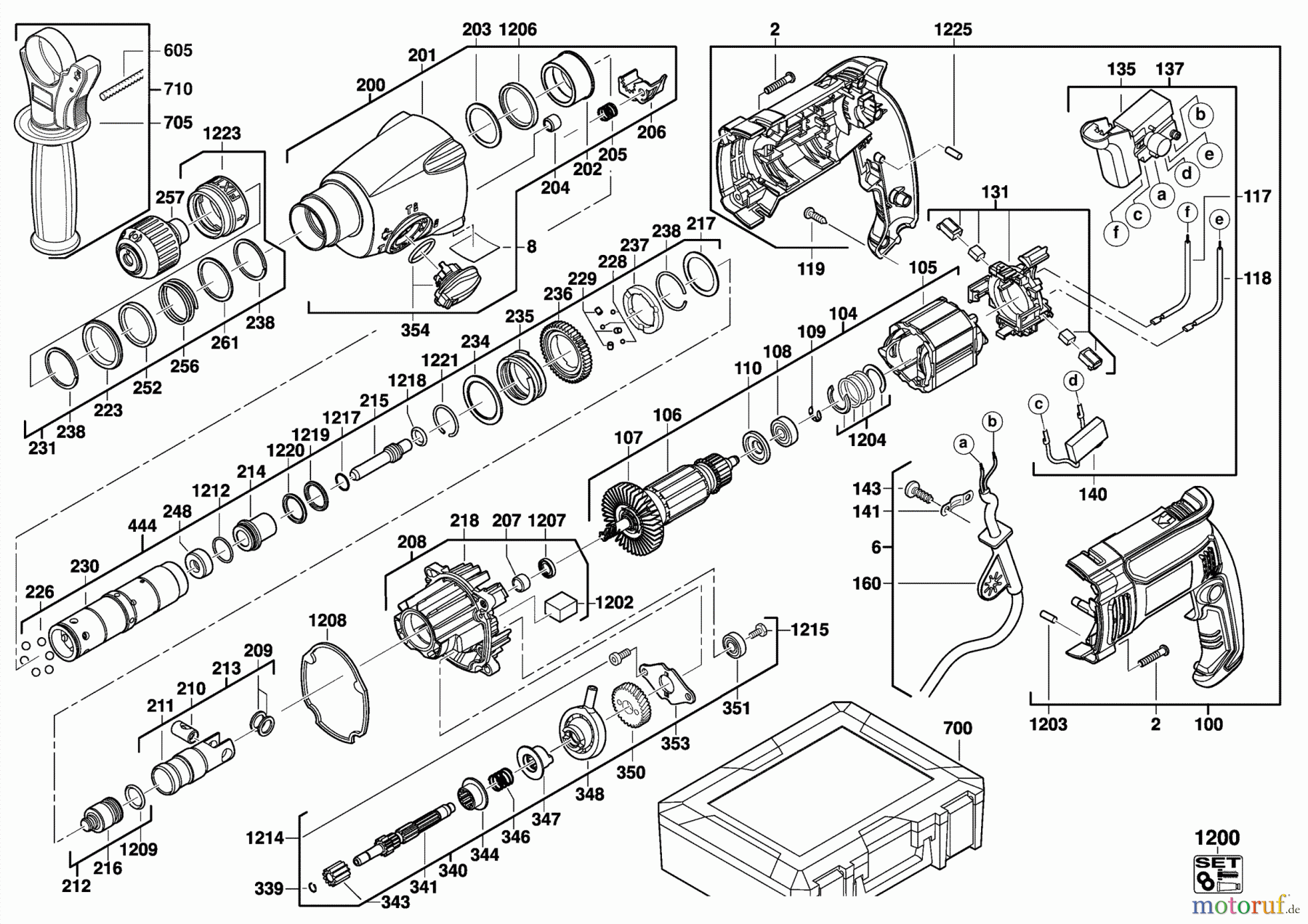  AEG Powertools Bohren und Schrauben BOHR- & KOMBIHÄMMER  KH 26XE KOMBIHAMMER Seite 1