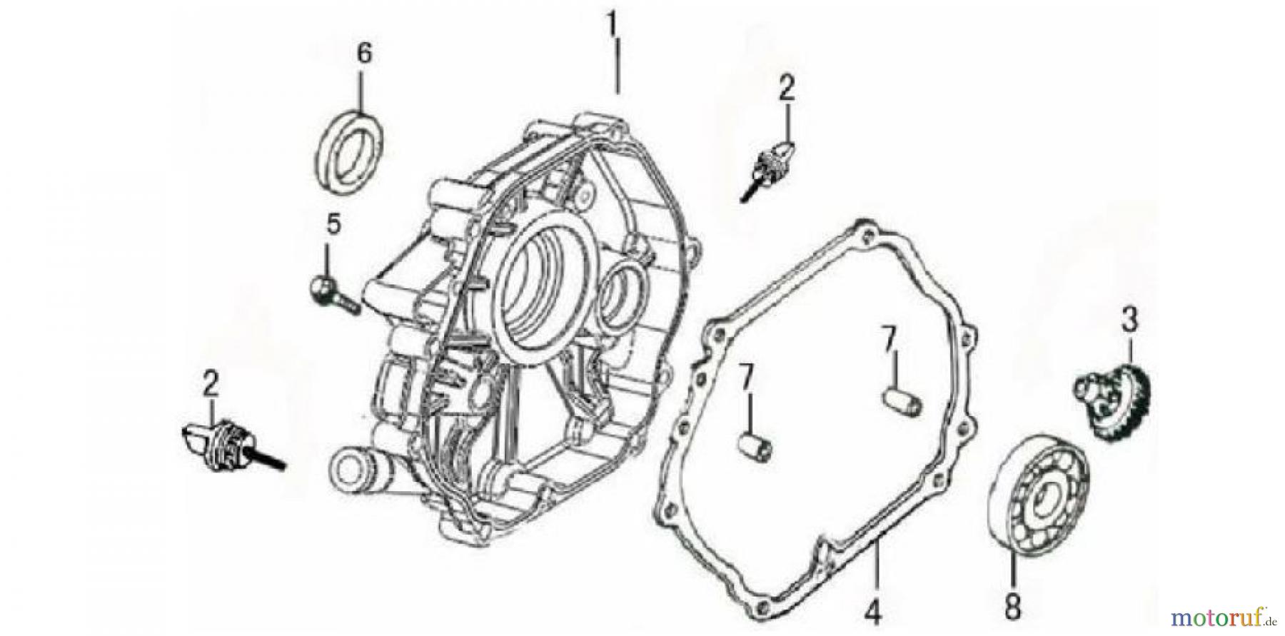 LONCIN Motoren LC175F, LC175FD, LC180F, LC180FD Ölwanne