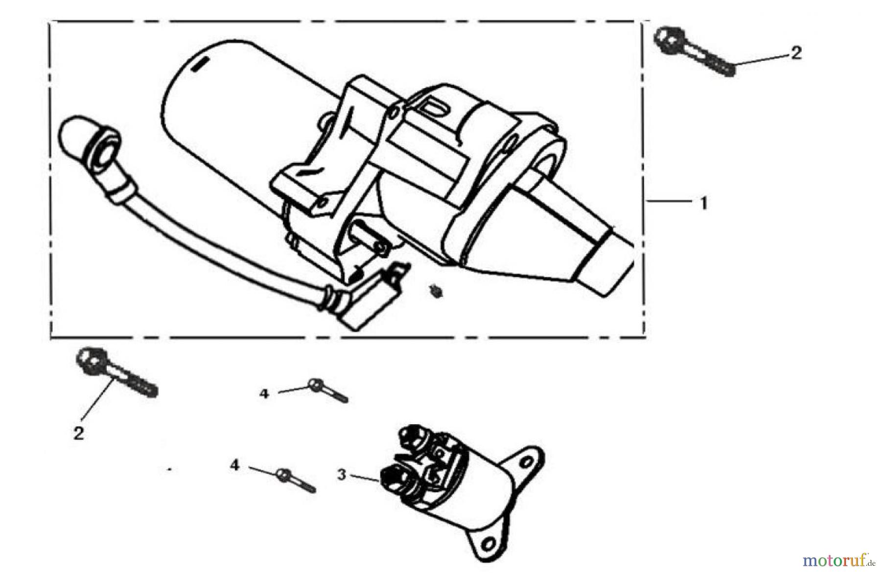 LONCIN Motoren LC175F, LC175FD, LC180F, LC180FD Elektrostarter