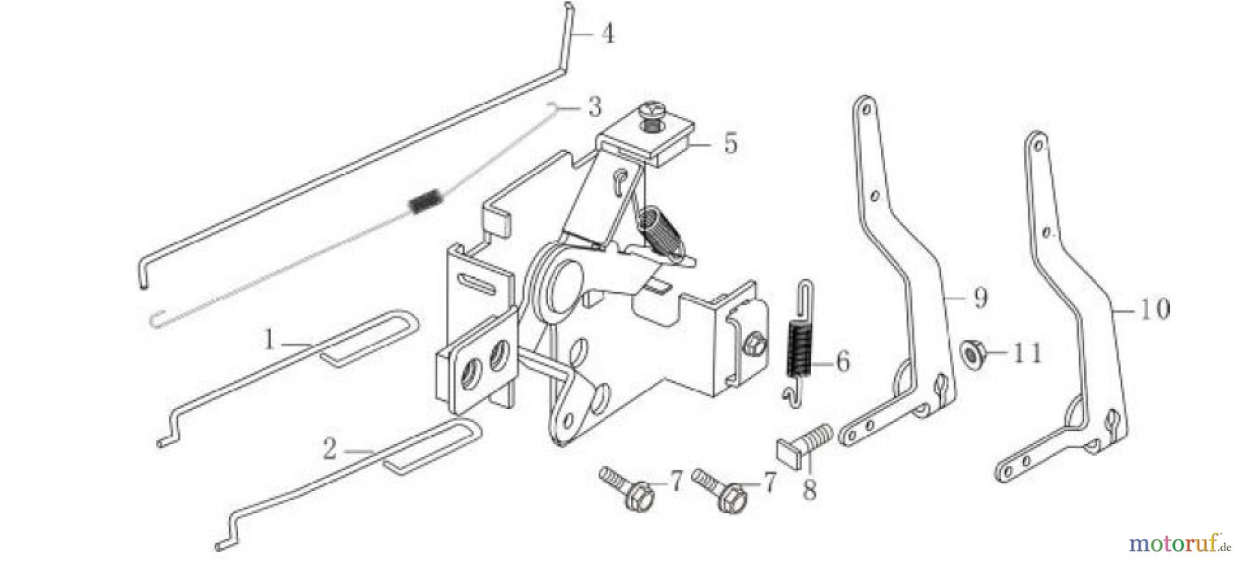 LONCIN Motoren LC1P68FA, LC1P70FA, LC1P70F Regler