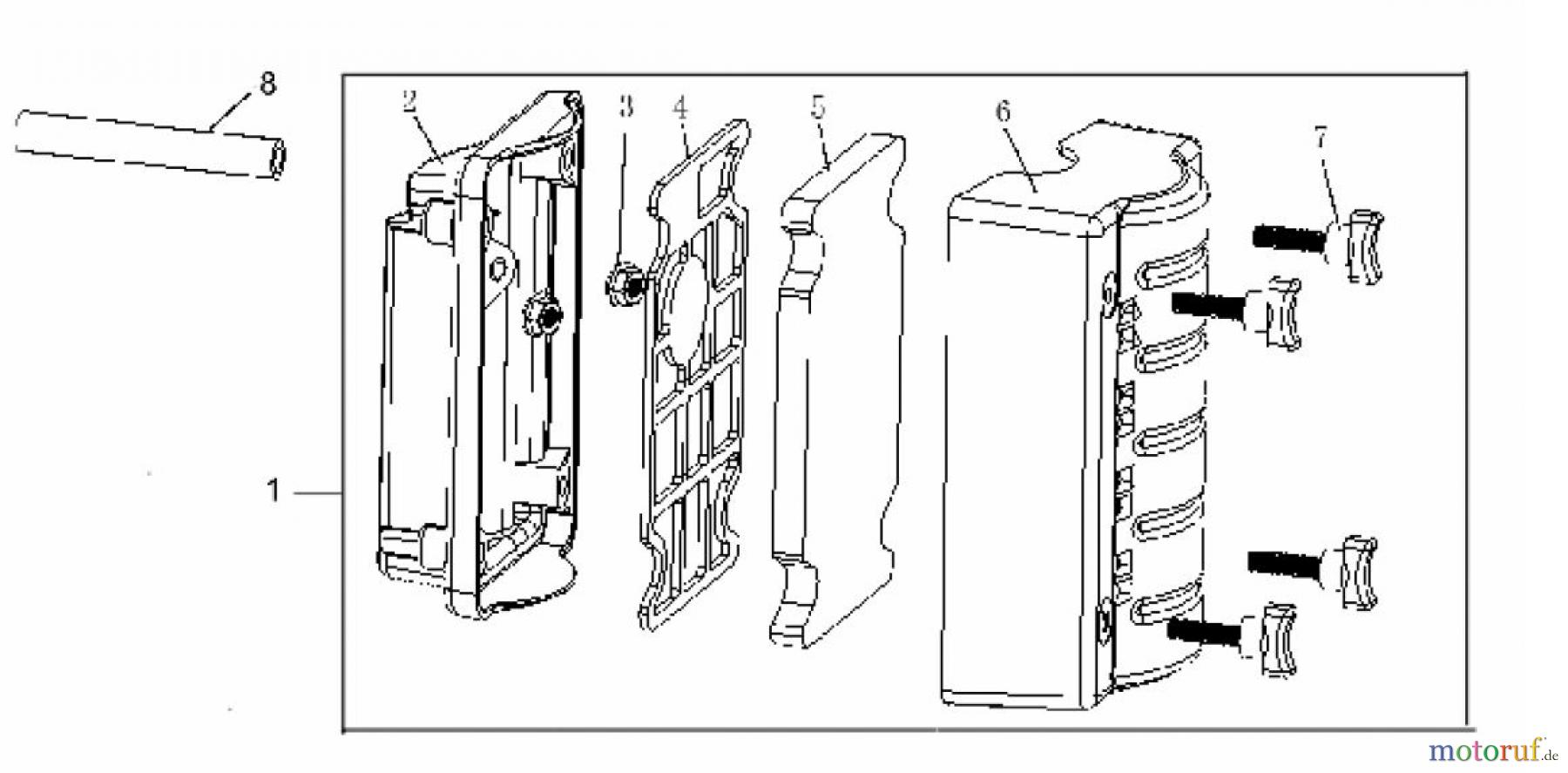  LONCIN Motoren LC154F Luftfilter