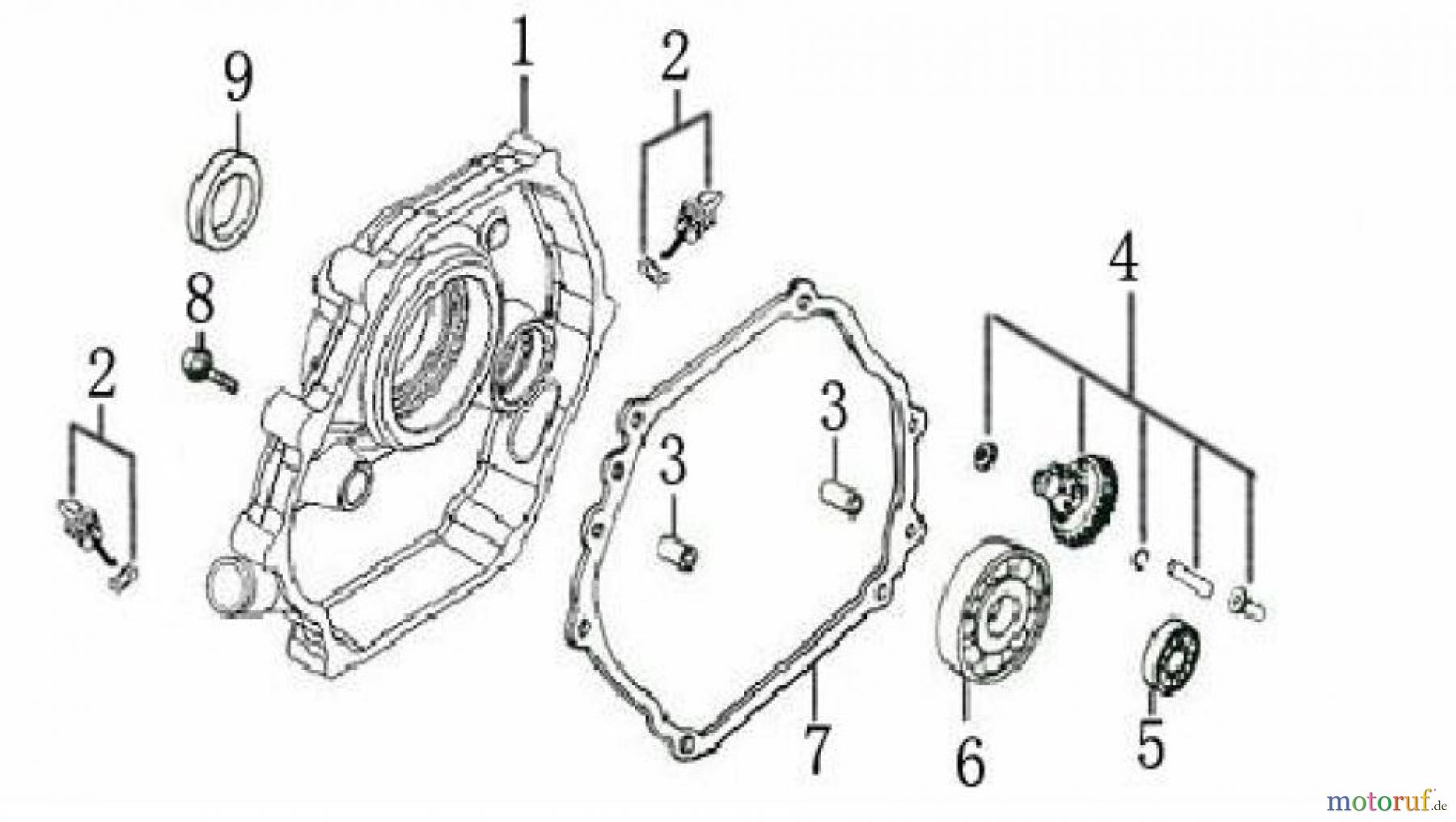 LONCIN Motoren G340F, G340FD, G390F, G390FD, G420F, G420FD Ölwanne