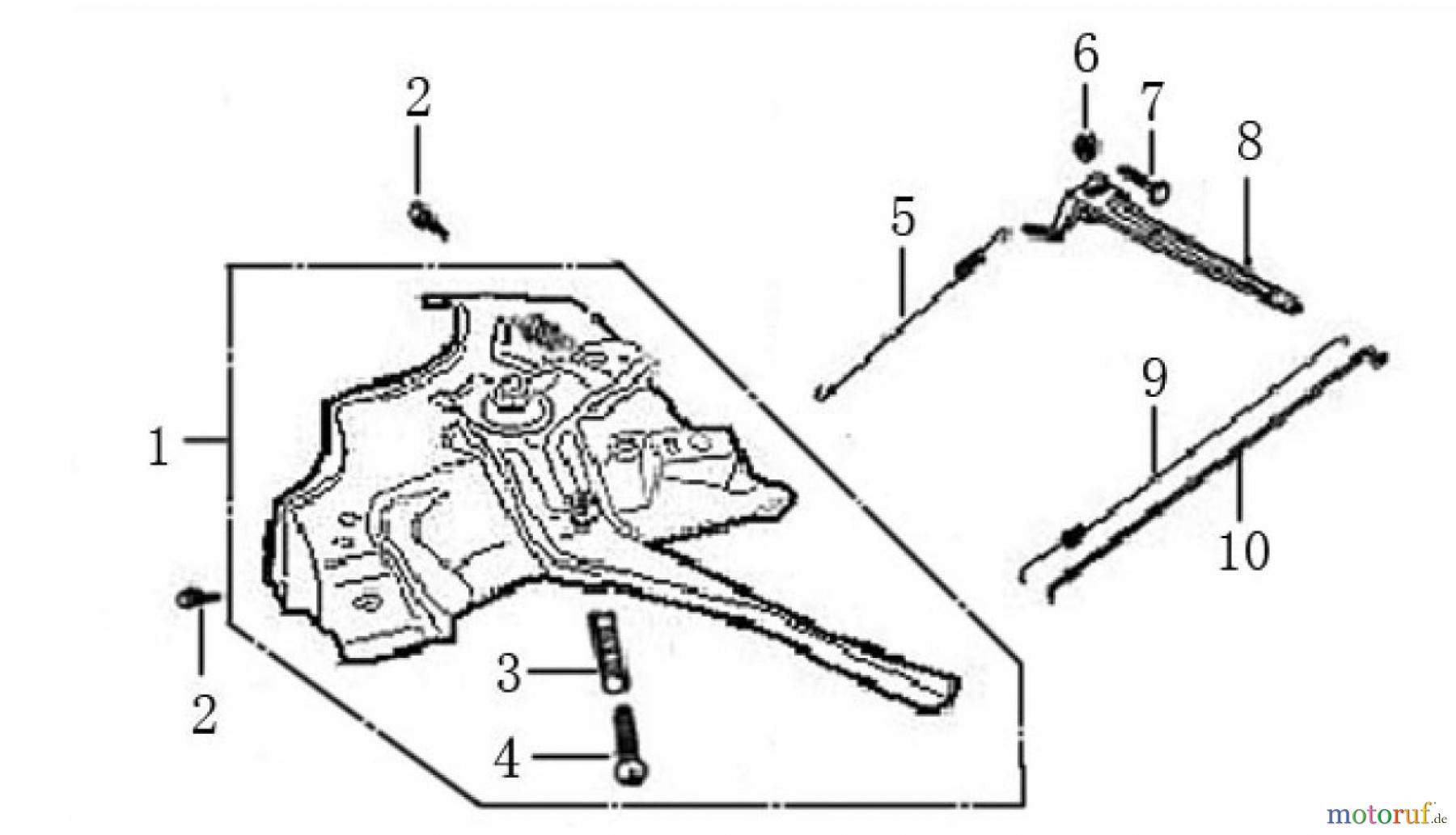  LONCIN Motoren G340F, G340FD, G390F, G390FD, G420F, G420FD Regler