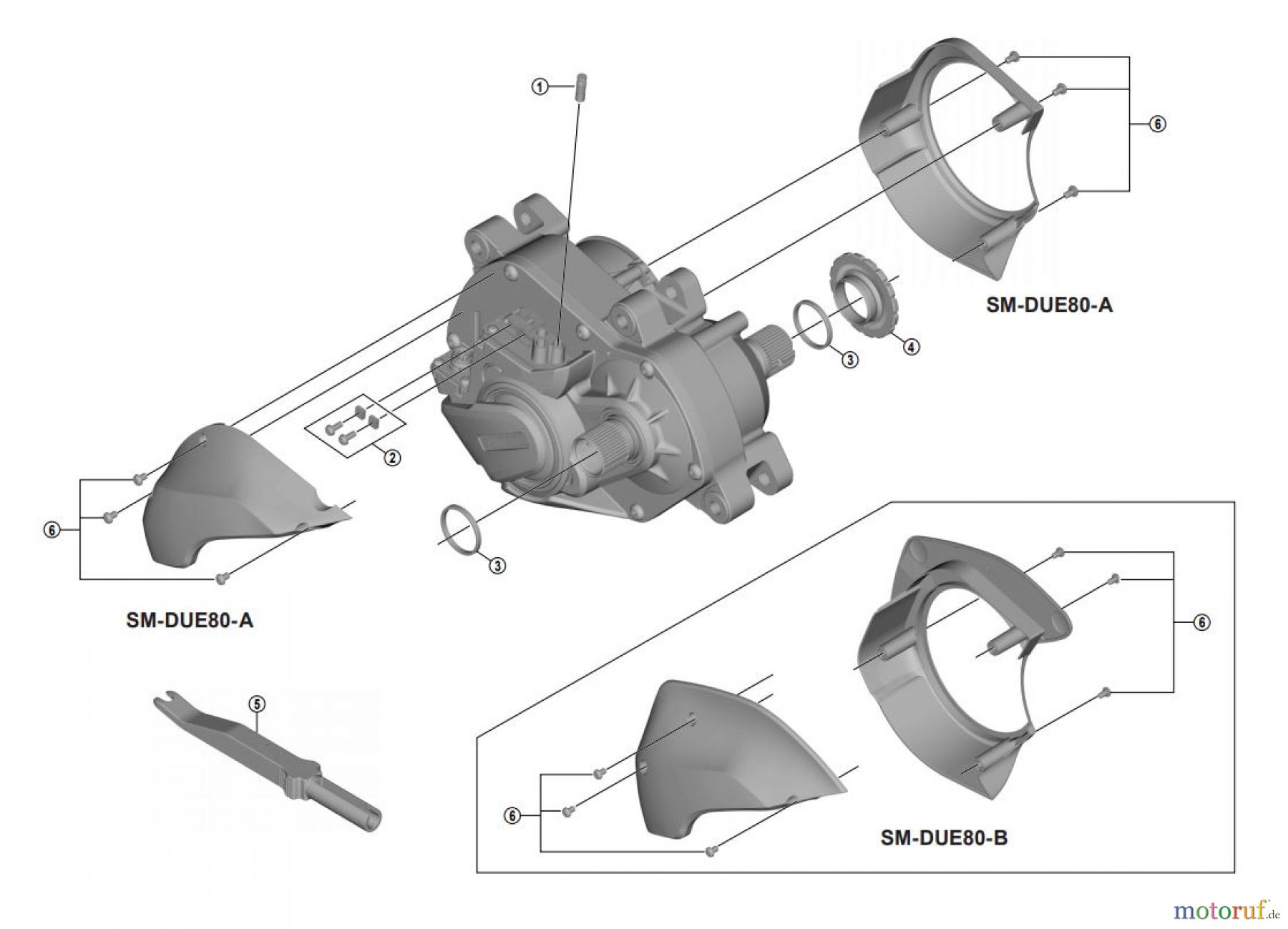 Shimano DU Drive Unit Antriebseinheit (E-Bike) DU-E8000