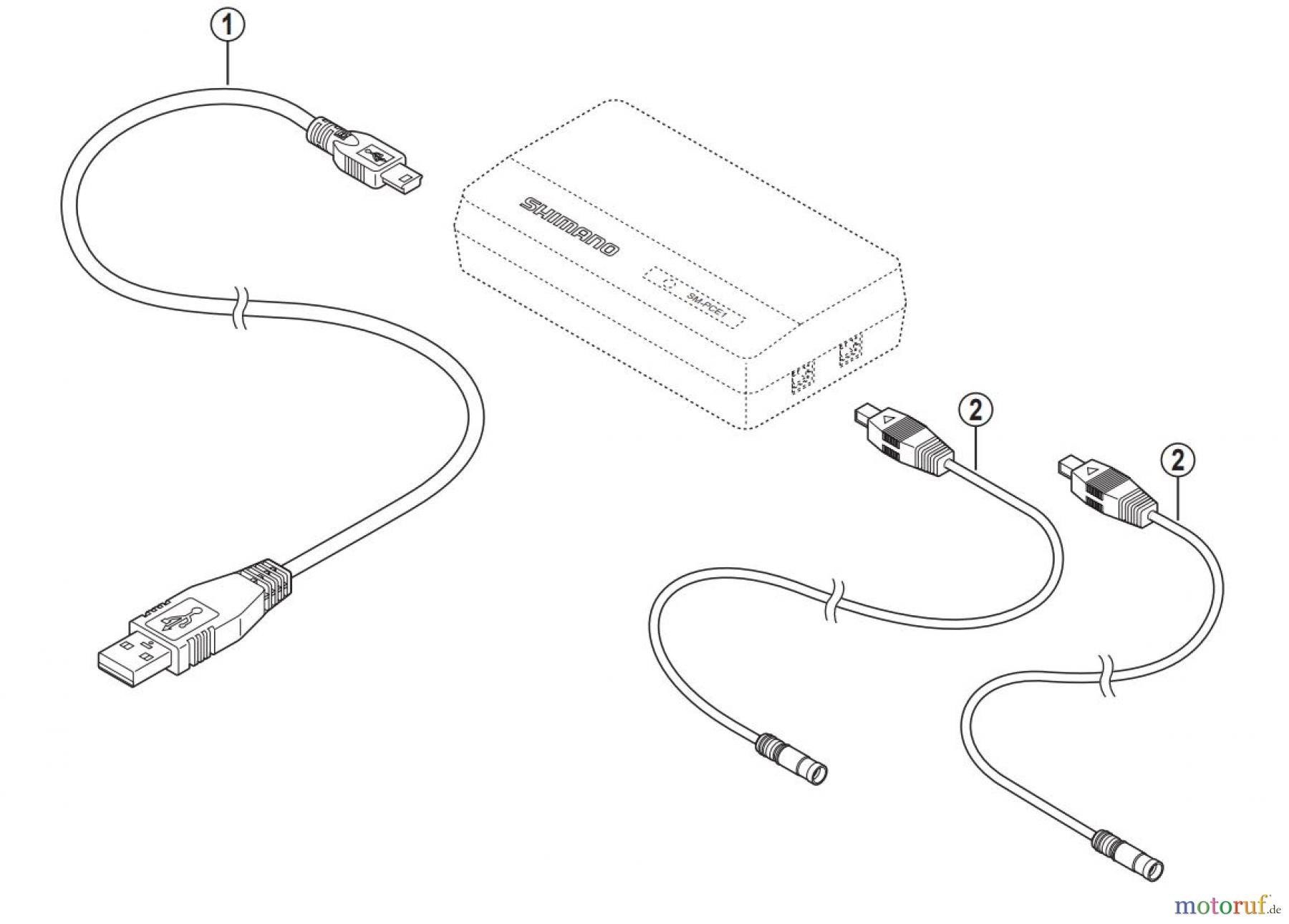 Shimano SM Smallparts - Kleinteile, RT, BT, BB, CD SM-PCE1