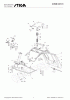 Stiga Baujahr 2017 COMBI 3072 H 2T0220281/14 - Season 2017 Ersatzteile Chassis for Models with B&S and Honda Engine