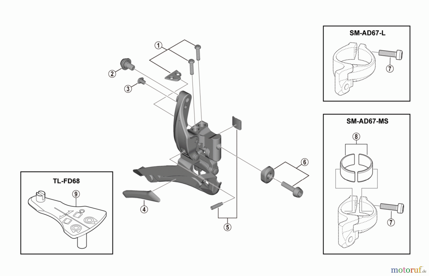 Shimano FD Front Derailleur - Umwerfer FD-U5000 METREA Umwerfer