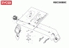 Ryobi Benzin RBC30SBSC  30cc Motorsense Ersatzteile Seite 1
