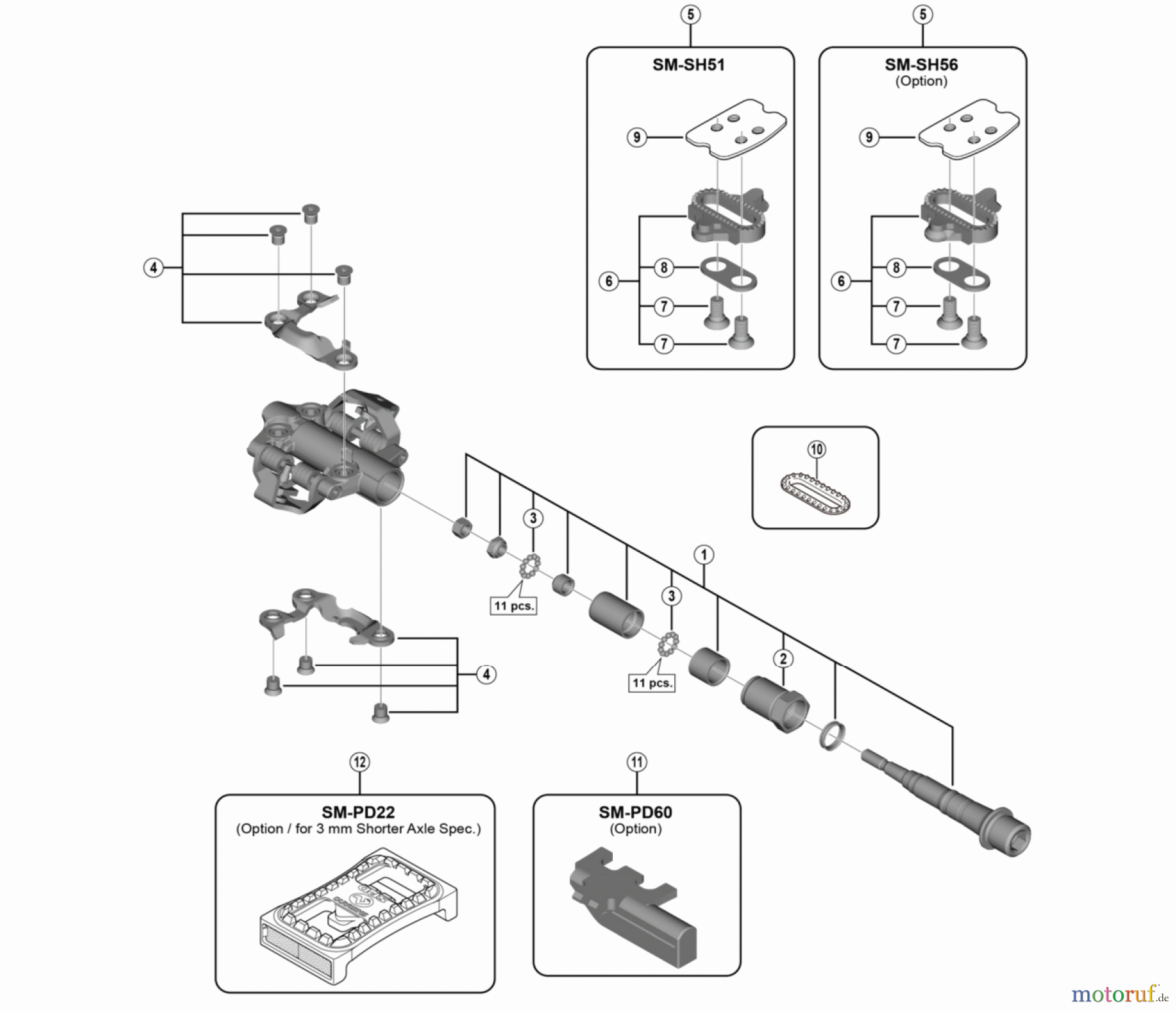 Shimano PD Pedal - Pedale PD-M9100 XTR SPD Pedal