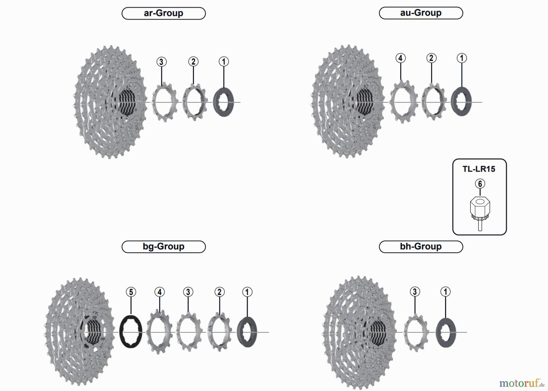 Shimano CS Cassette / Zahnkranz CS-HG300 Cassette Sprocket (9-Speed