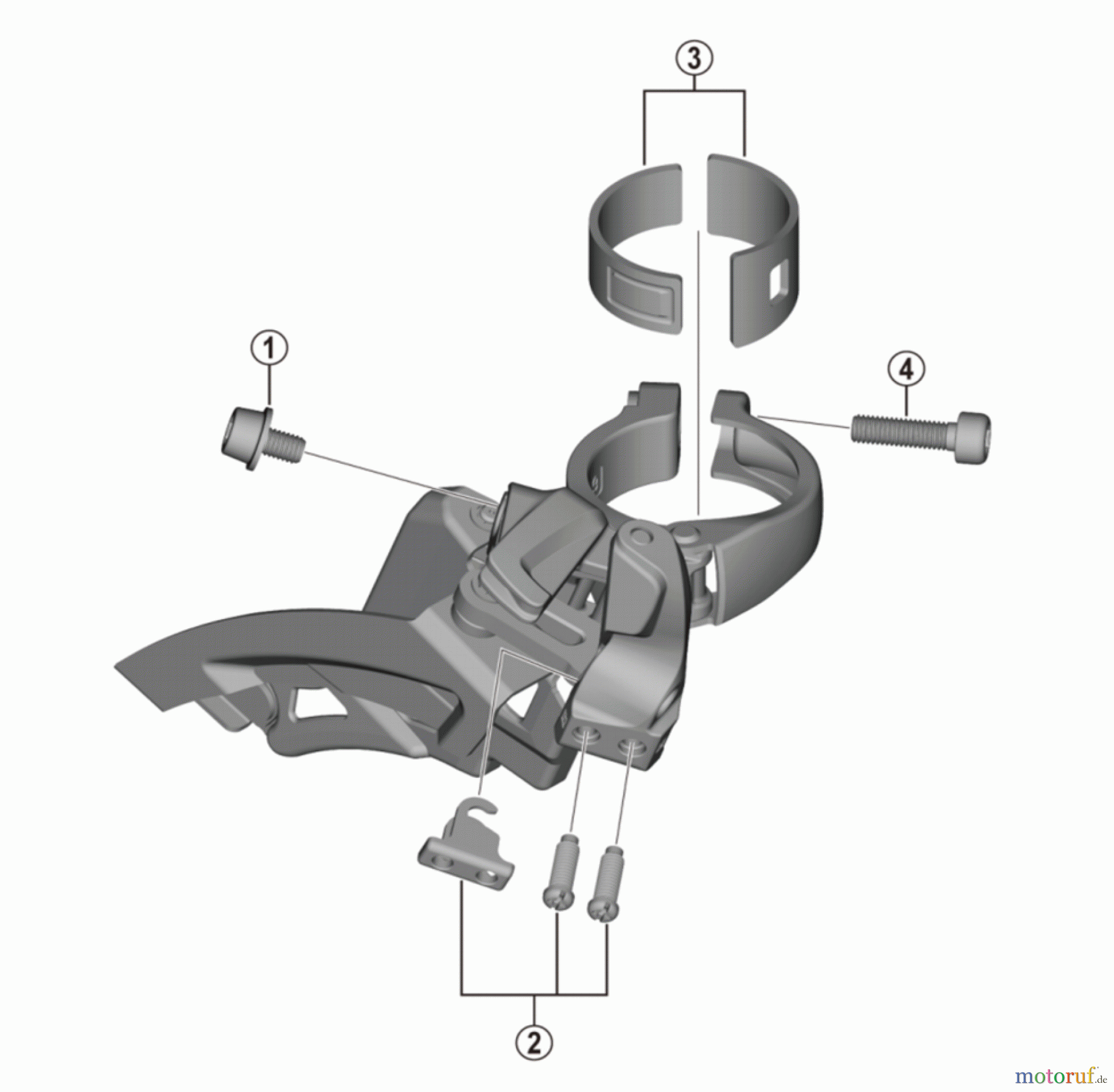 Shimano FD Front Derailleur - Umwerfer FD-M4000-M ALIVIO SIDE SWING Front Derailleur