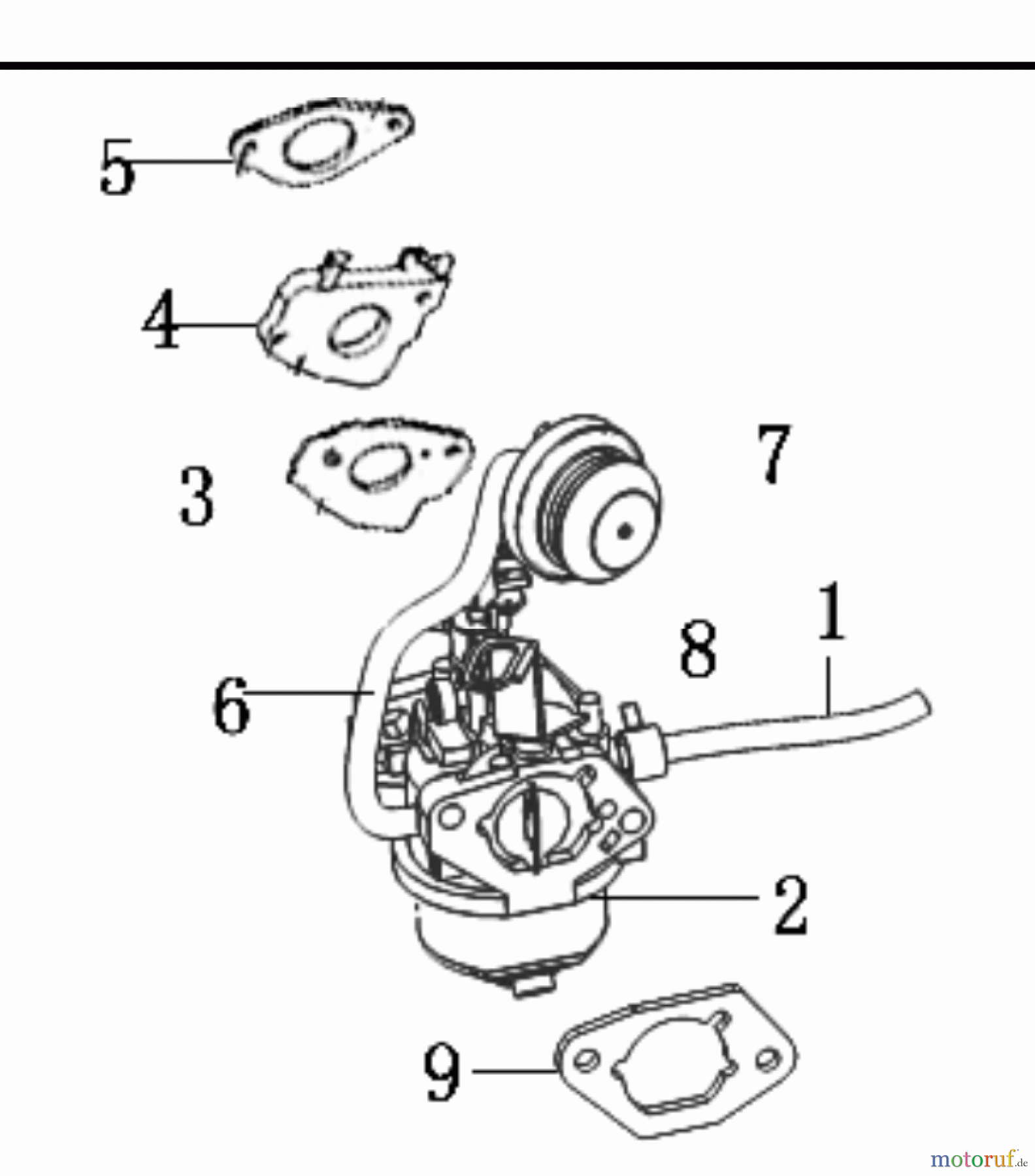 LONCIN Motoren Schneefräsen Motor LC175FDS Vergaser