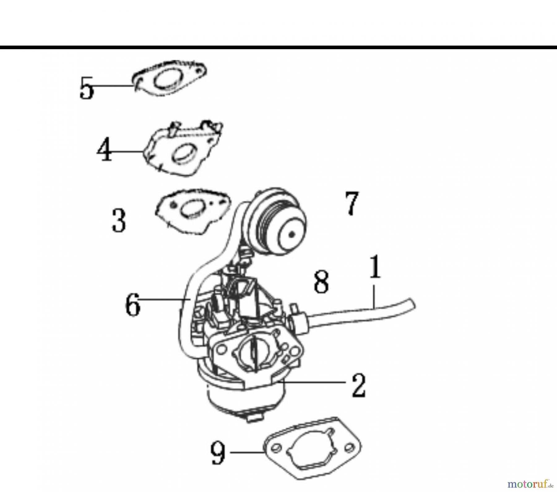 LONCIN Motoren Schneefräsen Motor LC185FDS Vergaser